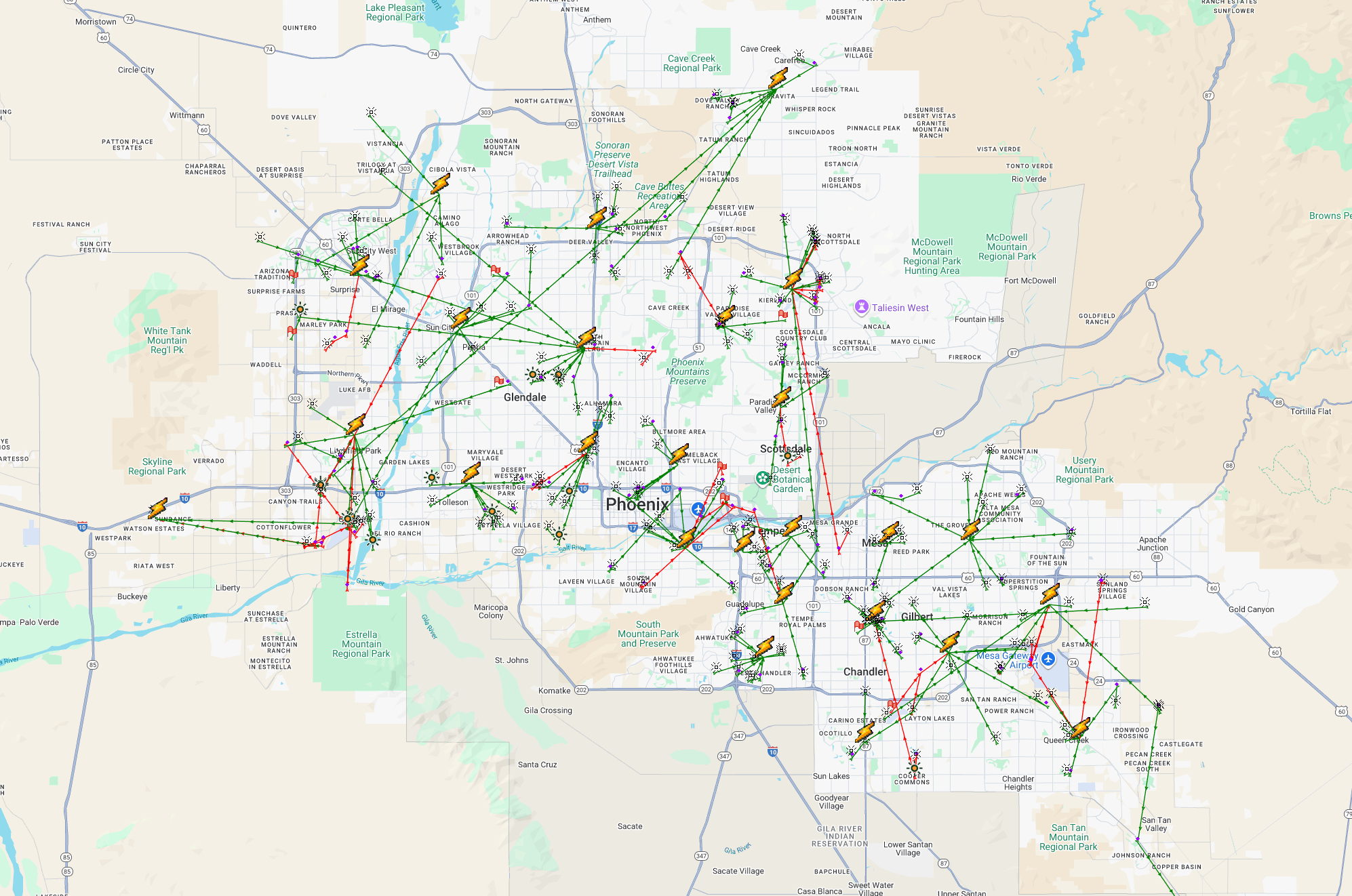 AES Routes